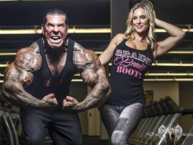 BRAINS BEAUTY BOOTY tank as worn by Rich Piana girlfriend