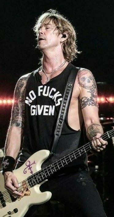 NO FUCKS GIVEN cut-off shirt as worn by Duff McKagan GNR. PYGear.com