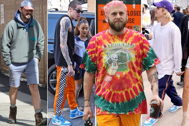 Top 4 Scumbro Icons: Shia LaBeouf, Pete Davidson, Jonah Hill and Justin Bieber. PYGear.com