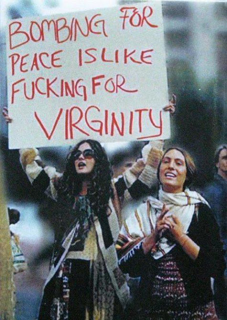 Bombing For Peace Is Like Fucking For Virginity.  PYGear.com