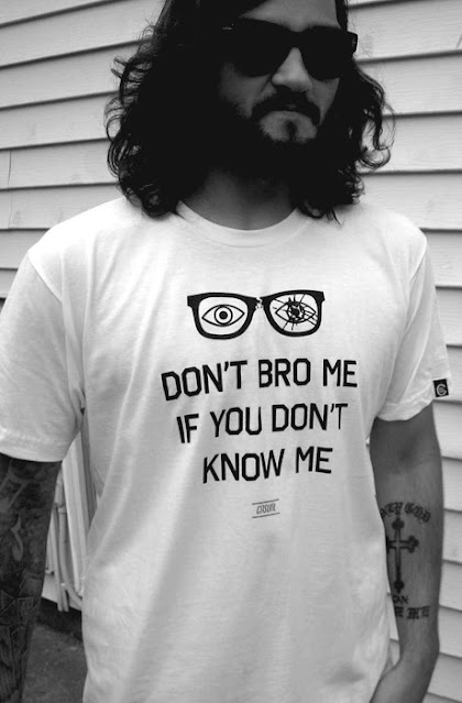 Don't Bro Me If You Don't Know Me (Broken Glasses) T-Shirt. PYGear.com
