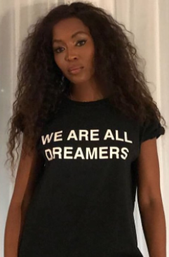 Naomi Campbell We Are All Dreamers shirt. PYGear.com