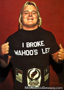 Greg Valentine I Broke Wahoos Leg t-shirt pro wrestling