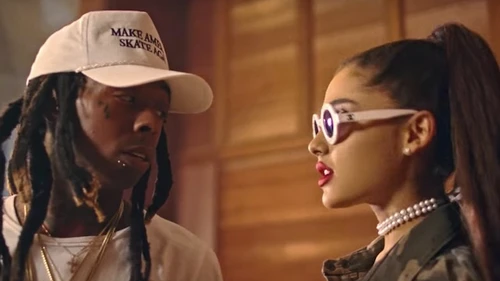 Lil Wayne Make America Skate Again hat Ariana Grande