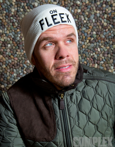 On Fleek beanie hat Perez Hilton. PYGear.com