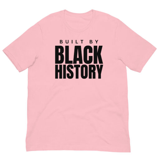 NBA Built By BLACK HISTORY (in Black Letters) T-shirt - PYGear.com