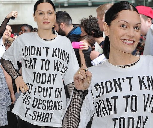 I didn’t know what to wear today so I put on this designer t-shirt as worn by Jessie J. PYGear.com