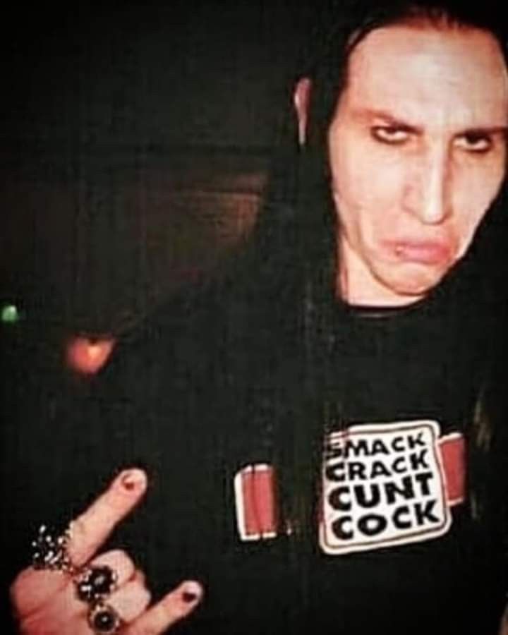 Marilyn Manson - Smack Crack Cunt Cock shirt. PYGear.com