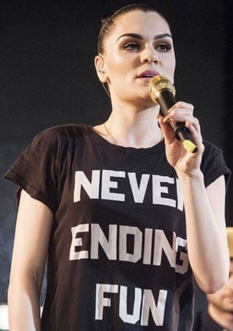 Never Ending Fun Jessie J T-shirt. PYGear.com