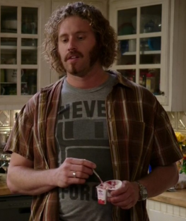 Erlich Never Forget floppy disk shirt Silicon Valley
