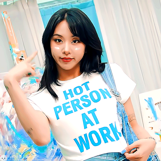 Hot Person At Work Chaeyoung KPop TikTok
