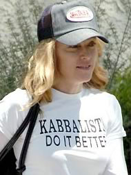 Madonna Kabbalists do it better Kabbalah tee