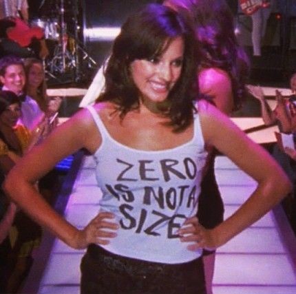 Zero Is Not A Size tank top Lisa Goldstein Millie One Tree Hill