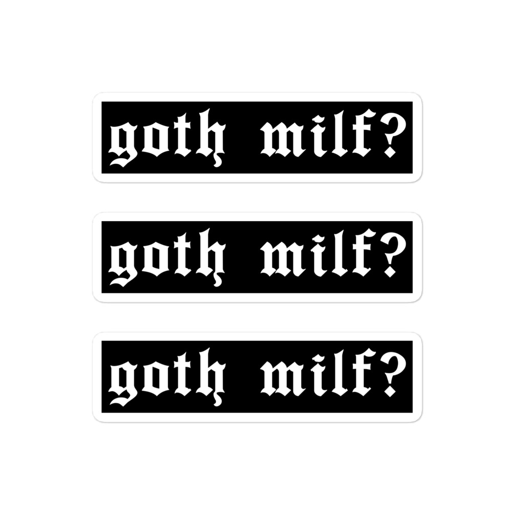 Goth Milf Sticker Pack 0095