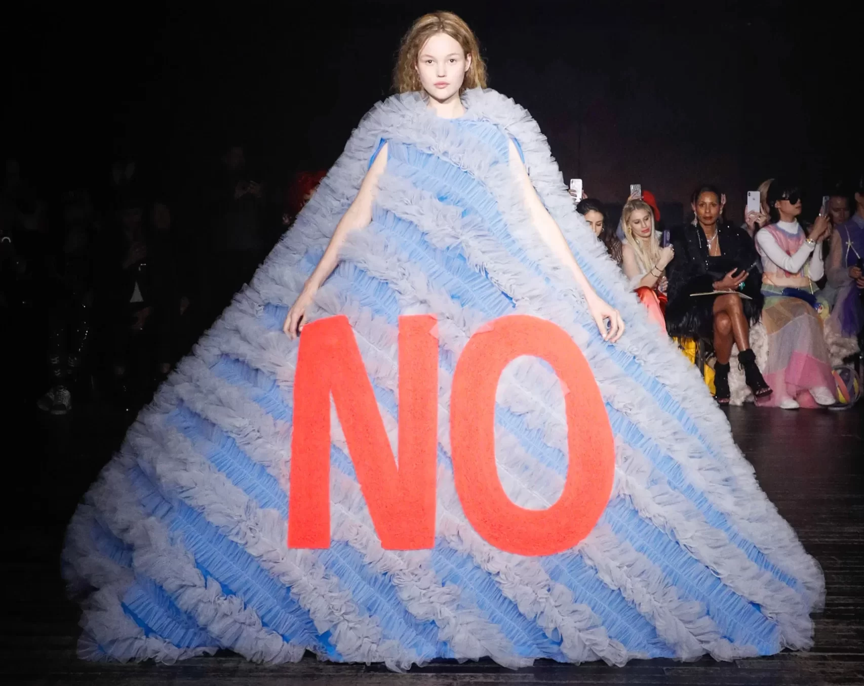 NO evening gown dress