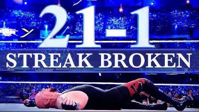Undertaker streak broken