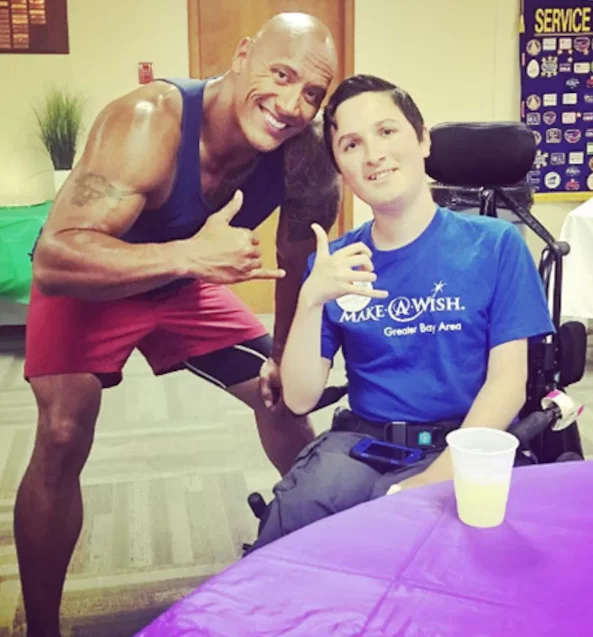 Dwayne The Rock Johnson Make A Wish Foundation