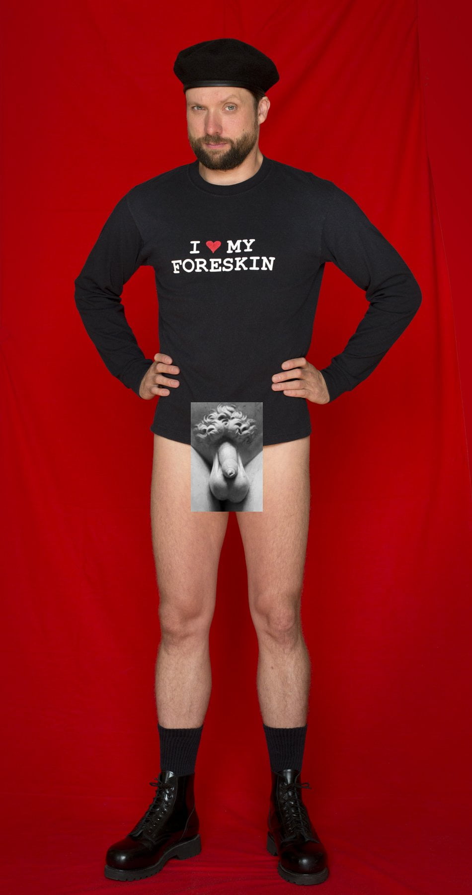 I Love My Foreskin shirt Glen Callender foreskin advocate penis activist