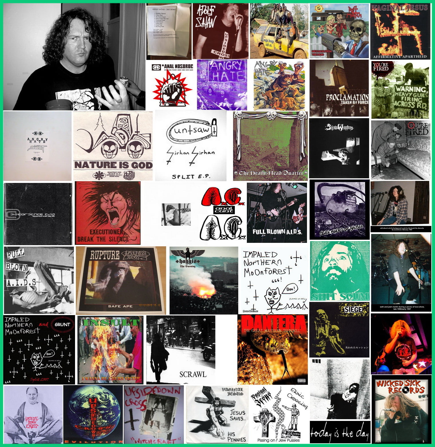 Seth Putnam Side Projects and former bands