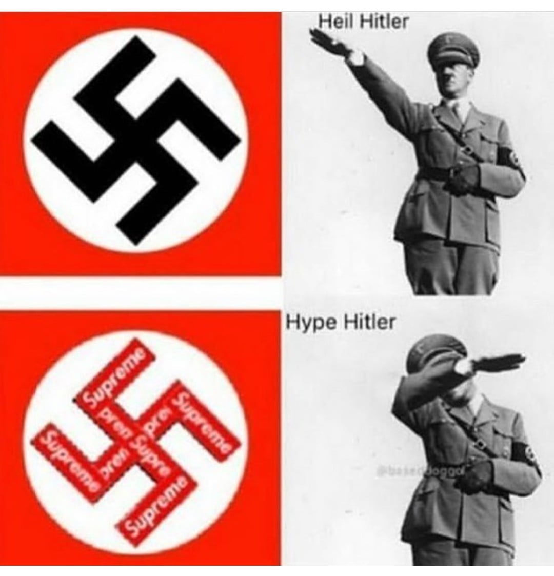 Hype Hitler - Hypebeast Supreme meme
