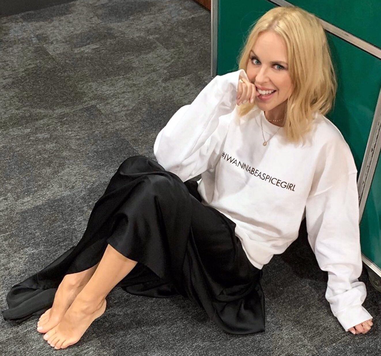 Kylie Minogue #iwannabeaspicegirl sweatshirt