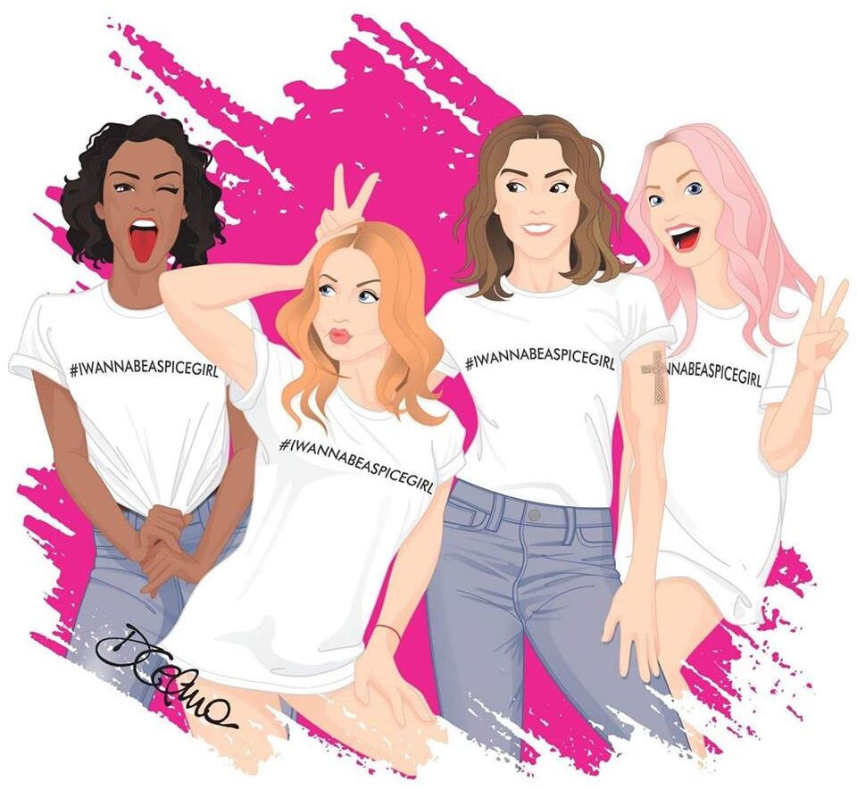 Spice Girls #iwannabeaspicegirl shirt