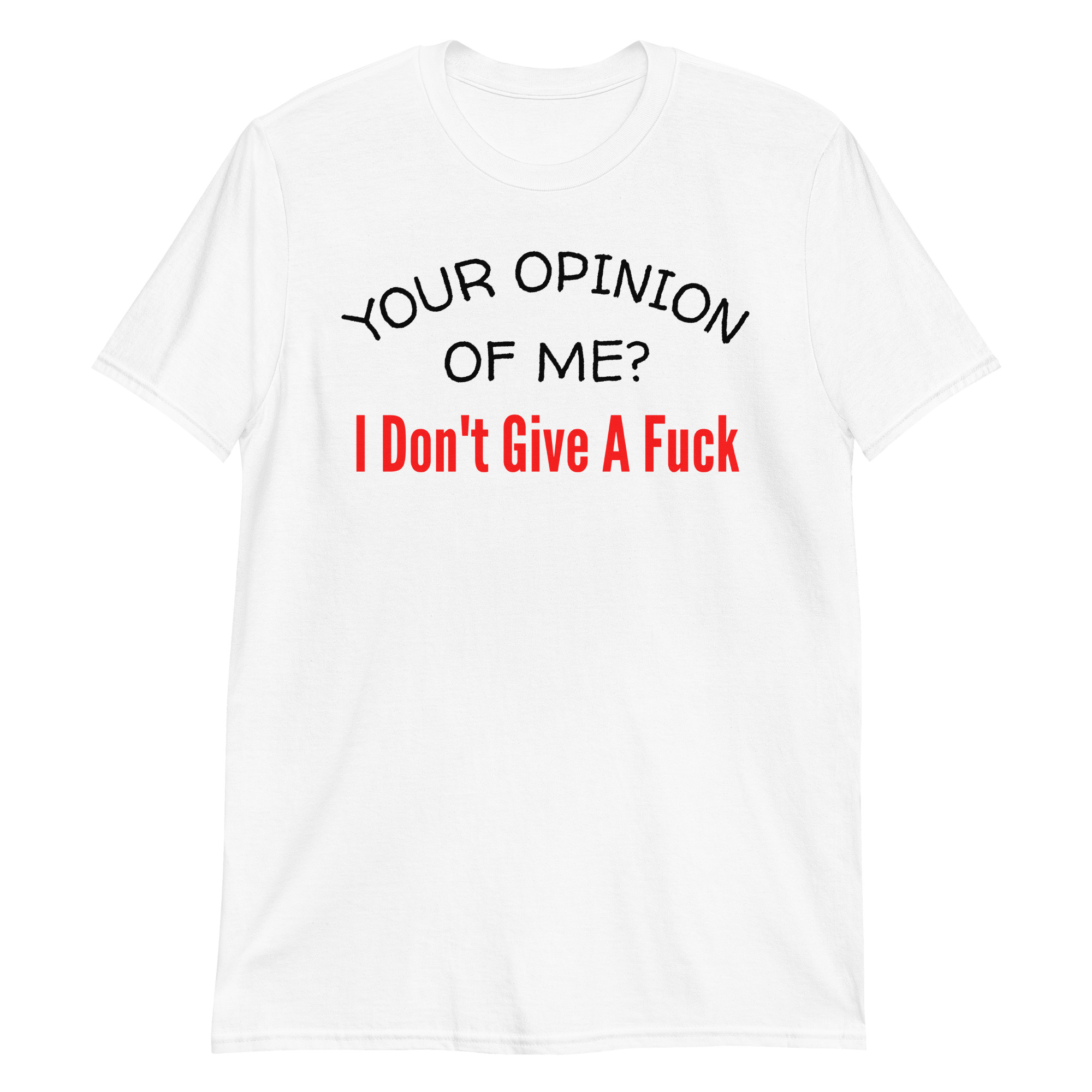 Your Opinion Of Me I Don T Give A Fuck T Shirt PYGear