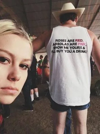Roses Are Red Areolas Are Pink Show Me Yours And I’ll Buy You A Drink Shirt and jeans short combo