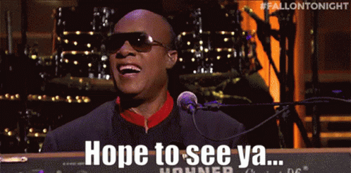 Stevie Wonder Blind Hope to never see ya GIF
