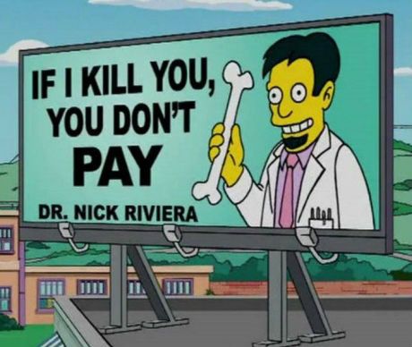 The Simpsons Dr Nick Riviera