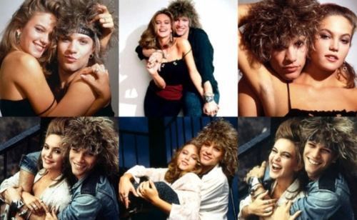 Jon Bon Jovi and Diane Lane 1985