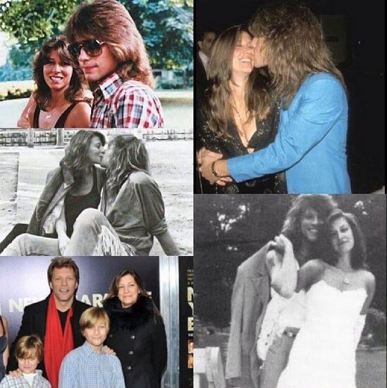 Jon Bon Jovi chosen one Dorothea Hurley - His high school sweetheart in 1980 who became his wife in 1989 with a lot of infidelity in-between