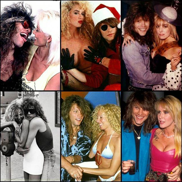 Jon Bon Jovi with porn stars strippers and groupies