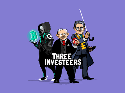 Three Investeers Warren Buffett George Soros Satoshi Nakamoto