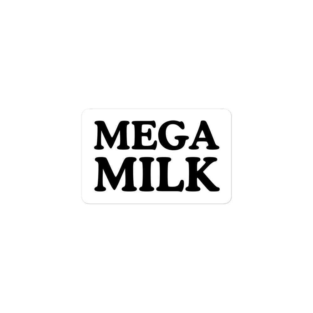 Mega Milk Sticker