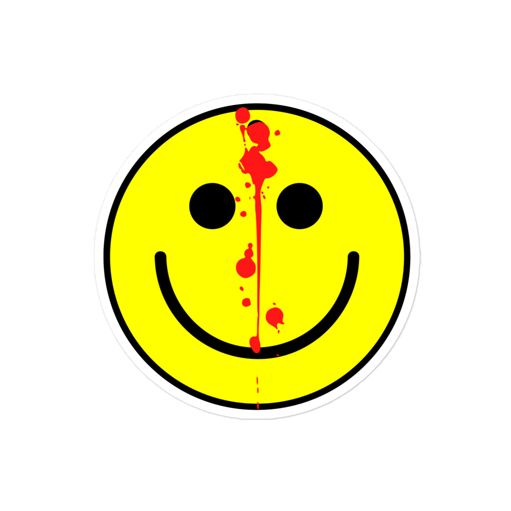 Smiley Face Bullet In The Head sticker - PYGear.com