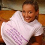 Christina Lucci “Don’t hate me because I’m beautiful, hate me because I have huge boobs.” tee shirt. PYGear.com