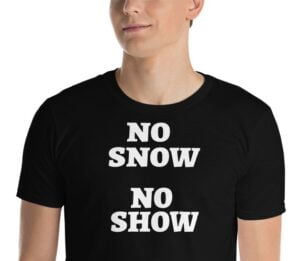Eric Clapton ‘No Snow No Show’ t-shirt
