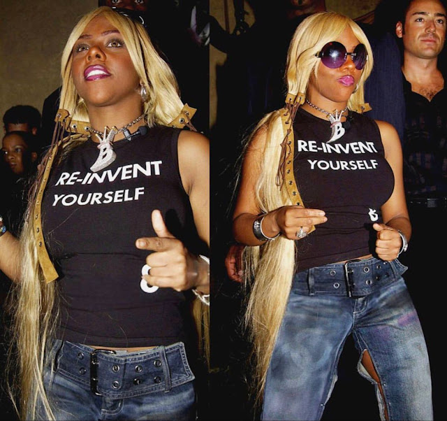 Re-Invent Yourself shirt as worn by Lil Kim. PYGear.com