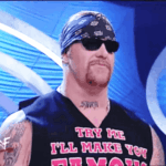 Try Me I'll Make You Famous The Undertaker red & white biker shirt