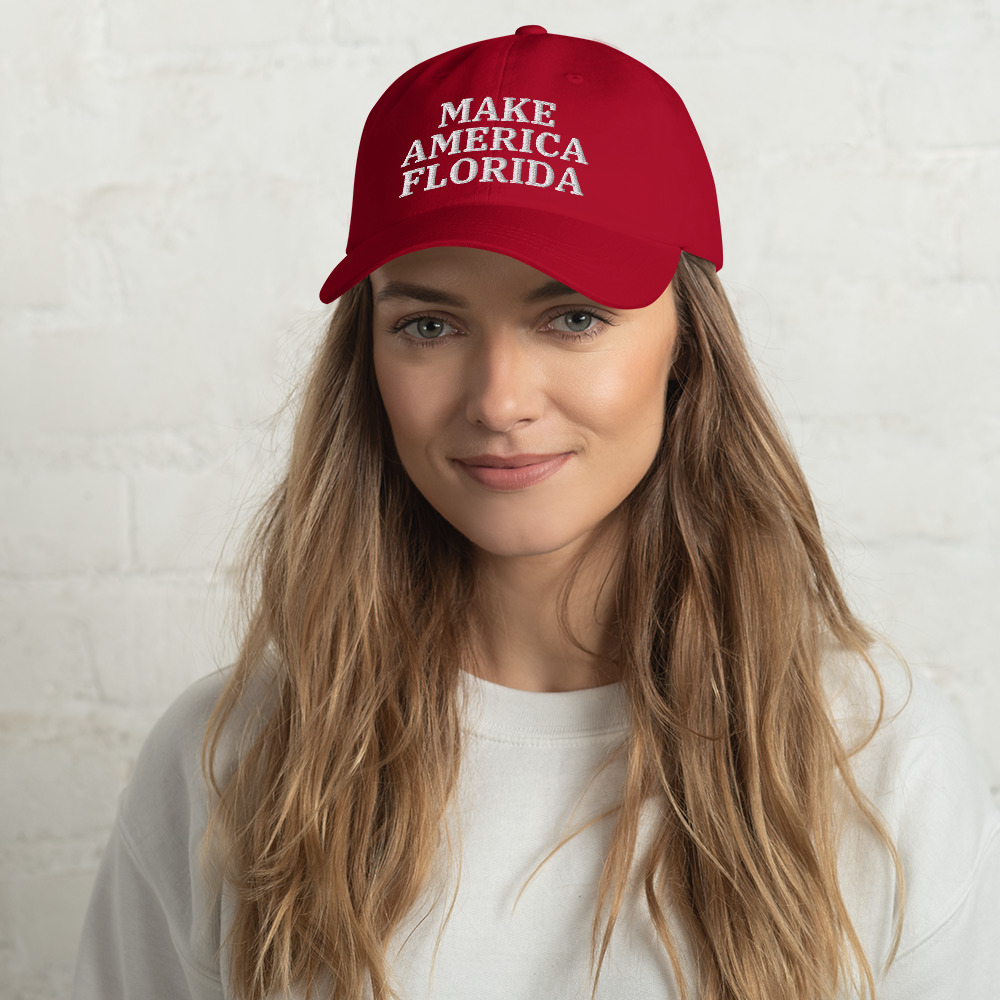 MAKE AMERICA FLORIDA red hat (embroidered) - Image 2