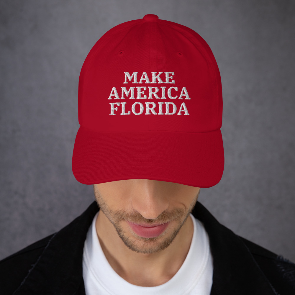 MAKE AMERICA FLORIDA red hat (embroidered) - Image 3