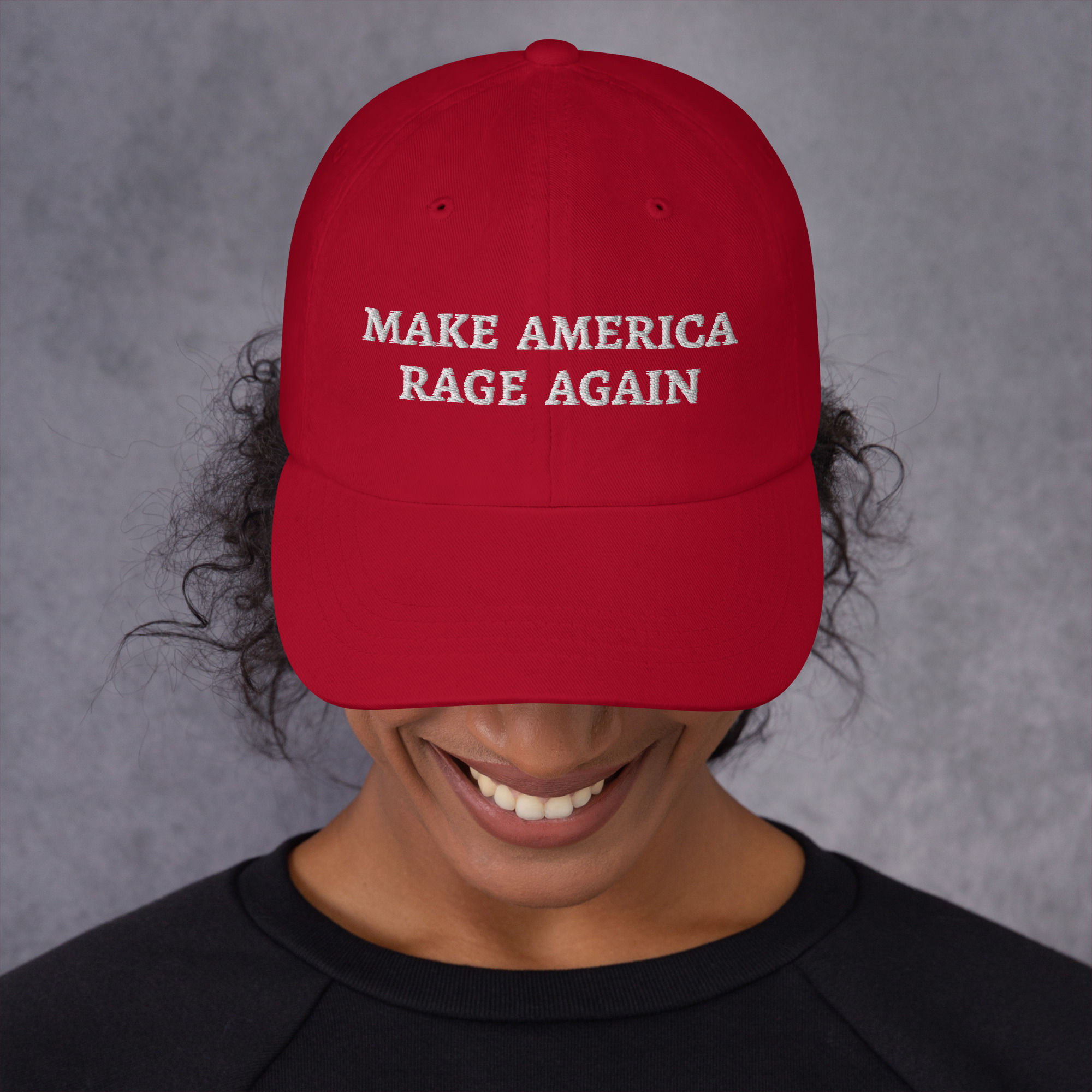 Make Red Hats Great Again Cap Parody Red  