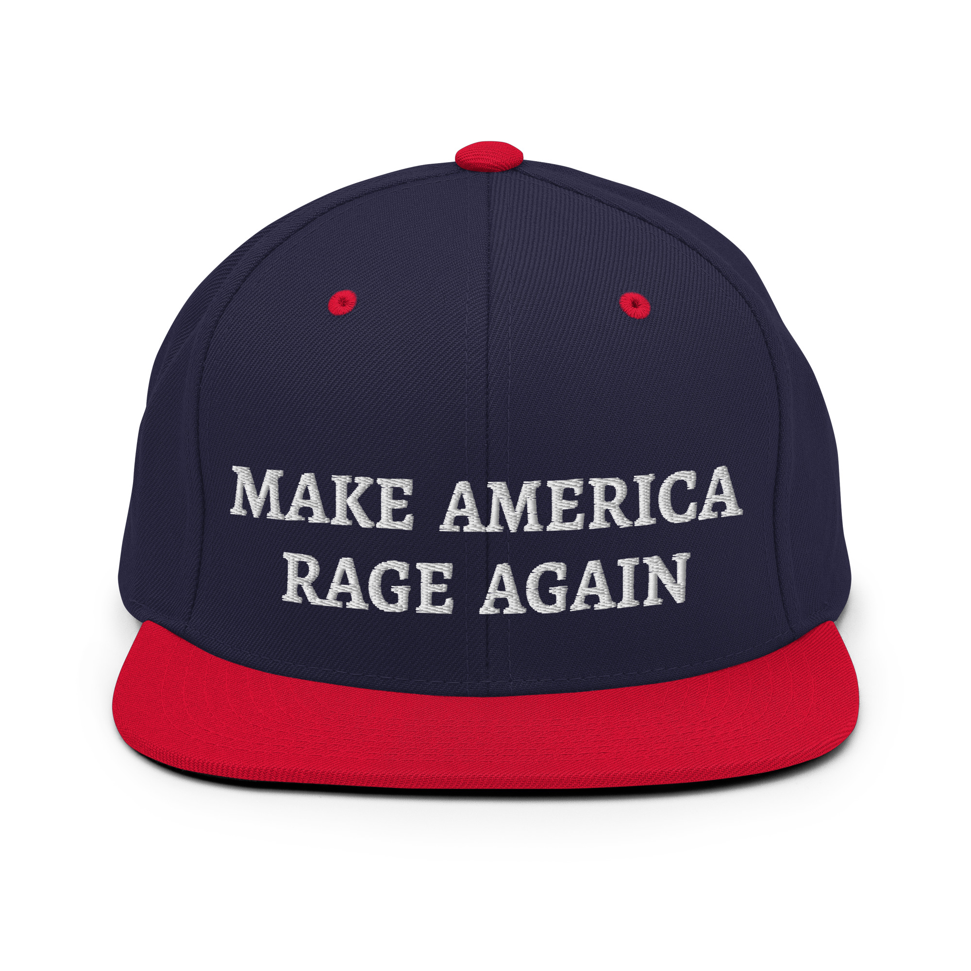 Make America Rage Again Flat Brim Hat - Image 11
