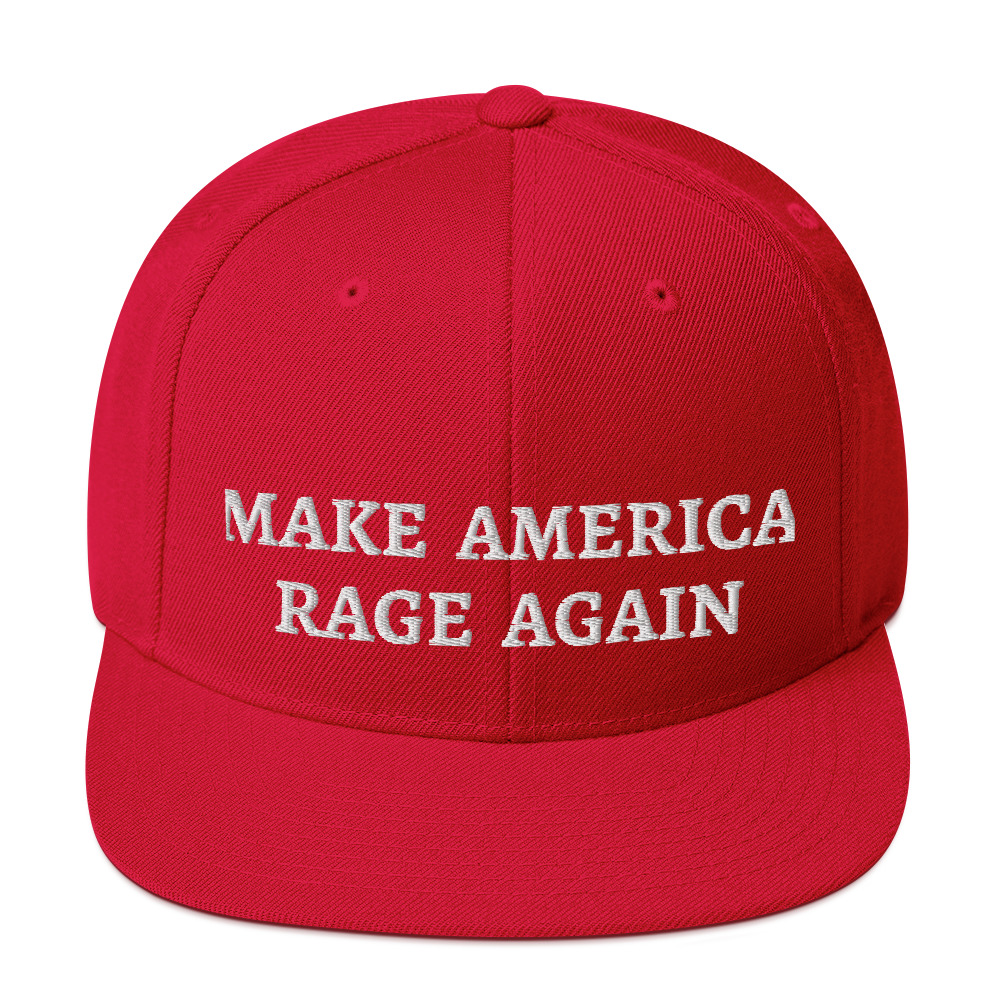 Make America Rage Again Flat Brim Hat - Image 4