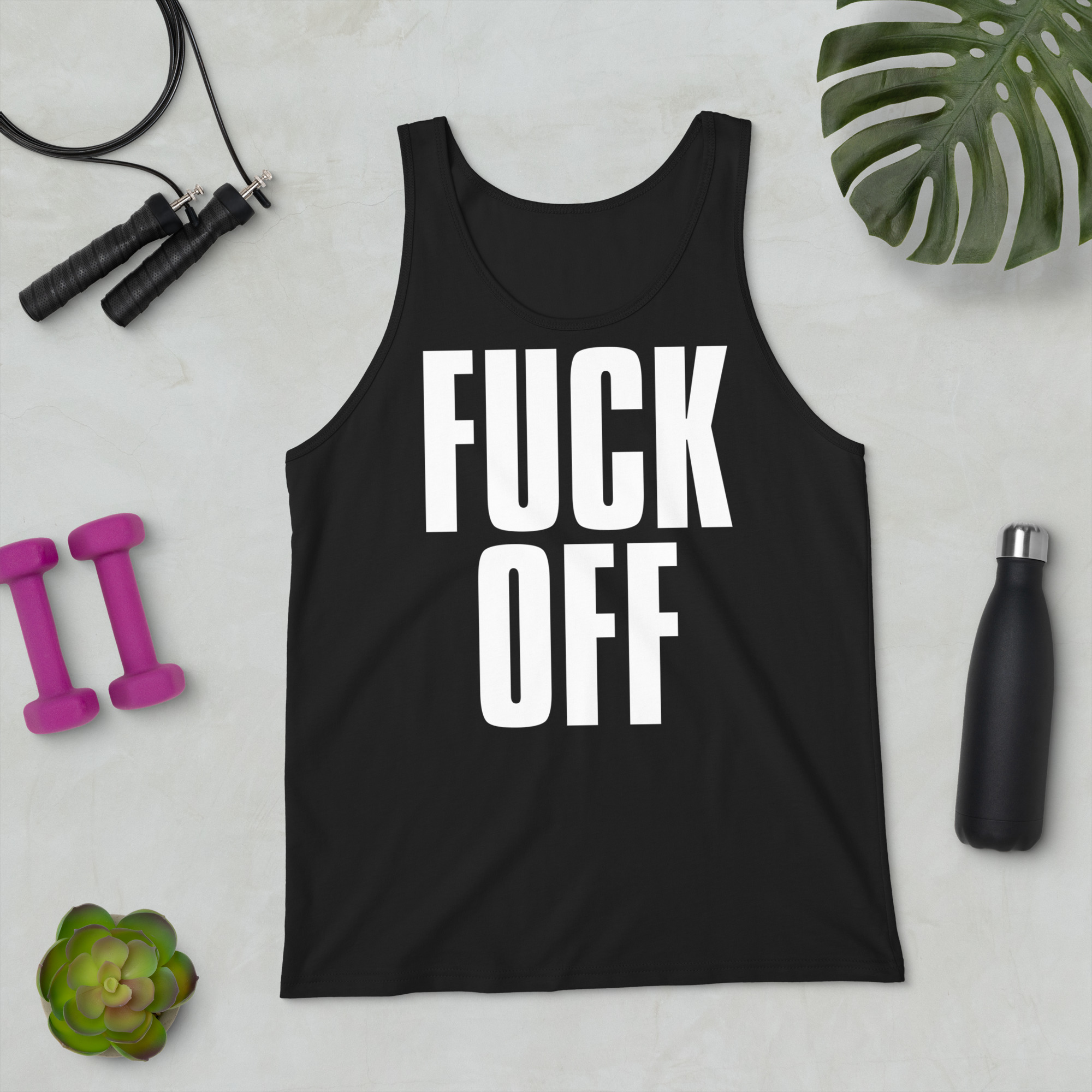 FUCK OFF Tank Top - Image 5