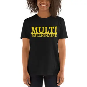 Alternative view of MULTI Millionaire (GOLD) T-Shirt