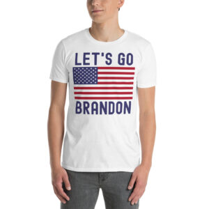 Let's Go Brandon American Flag Impeach Biden T-Shirt