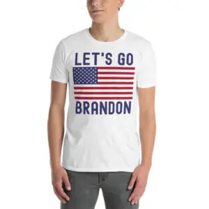 Let's Go Brandon American Flag Impeach Biden T-Shirt