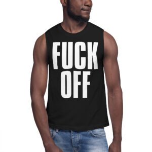 James Hetfield FUCK OFF sleeveless shirt - Image 3